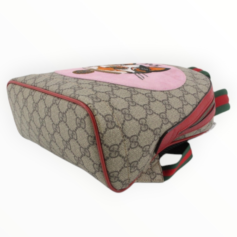 Gucci Limited Edition Bosco GG Supreme Backpack Dog Embroidered Animal Print - Picture 8 of 11